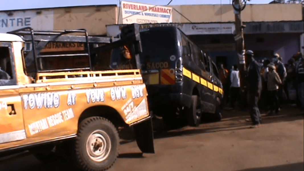 Pedestrians escape death as Nissan rams into pharmacy