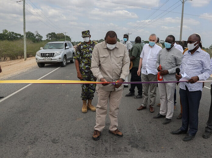 President Uhuru Kenyatta to officially open the 114km road