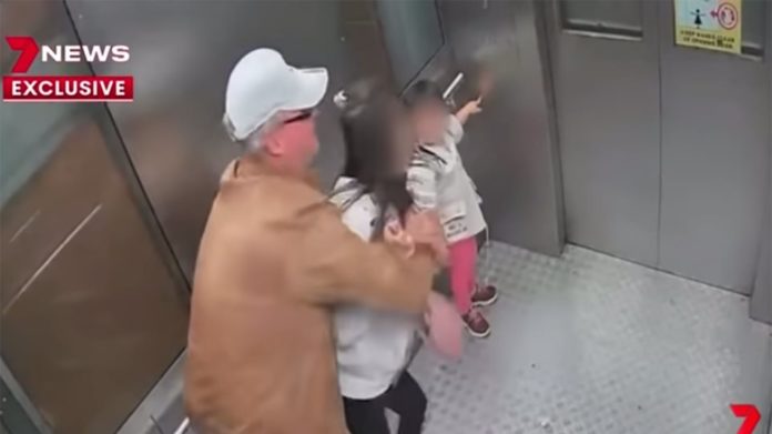 TREMBLING! A 54-year-old man molested a 13-year-old in an elevator (VIDEO)