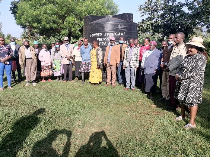 Kamatunda Mbeu has been donated a 10,000L water tank by Hon. Kawira Mwangaza