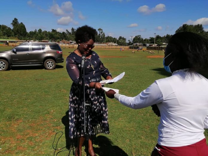 Hon. Kawira Mwangaza issues bursary cheques to students in sub-counties