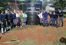 Bishop Hon Kawira Mwangaza donated 10000L water tank to Ugoti Secondary School