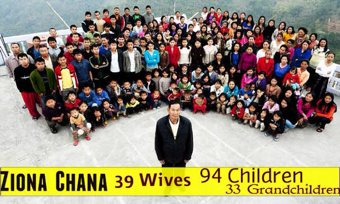 The father of the largest family in the world died - He had 39 wives, 89 children and 36 grandchildren [video]