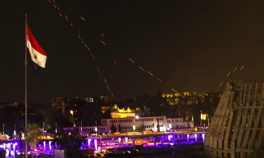 Israeli airstrikes on major Syrian cities