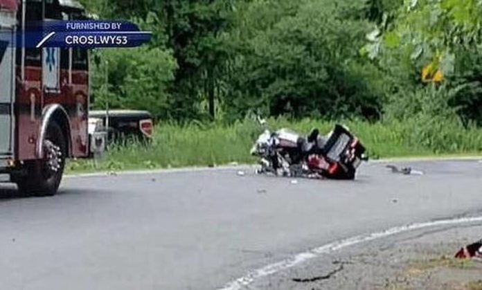 Incredible death for a motorcyclist in the USA: Crash with a bear