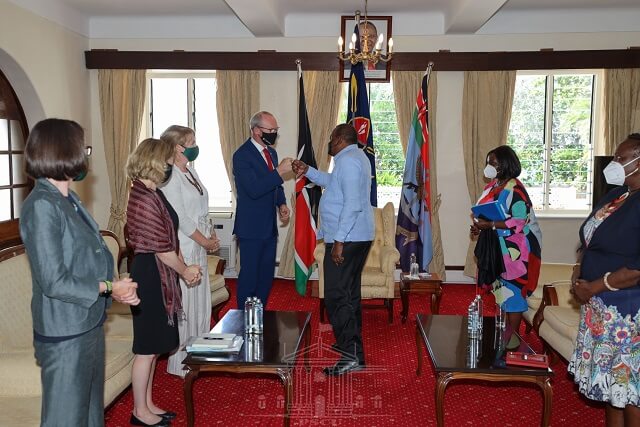 Agriculture, Technology Top Agenda As President Kenyatta Meets Irish Foreign Minister Simon Coveney