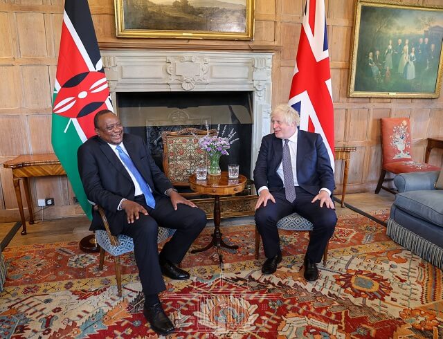 Deepening Of Kenya-UK Ties Top Agenda As President Kenyatta And PM Johnson Meet At Chequers