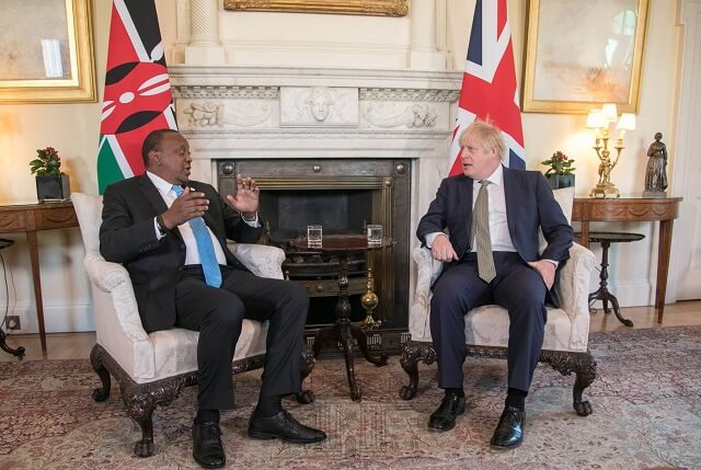 PM Boris Johnson and President Kenyatta to meet for talks Chequers