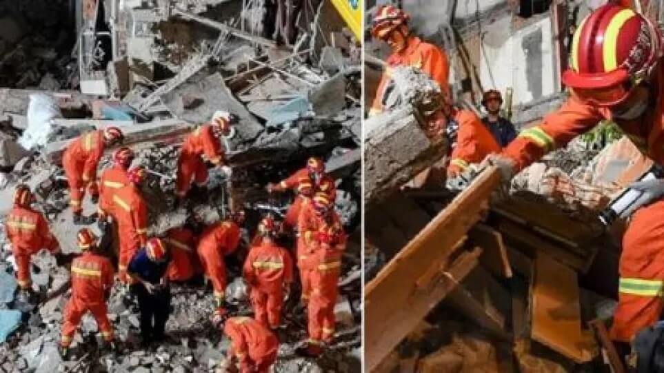 Eight dead and nine missing from hotel section collapse