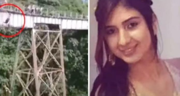 Woman died jumping bungee without a rope!