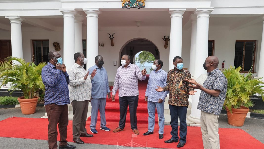 President Uhuru Kenyatta Meets Political Party Leaders In Mombasa