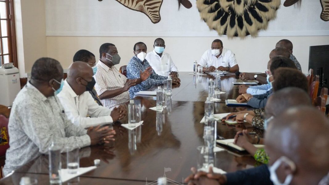 President Kenyatta meets Political Party Leaders to discuss Covid-19 containment measures