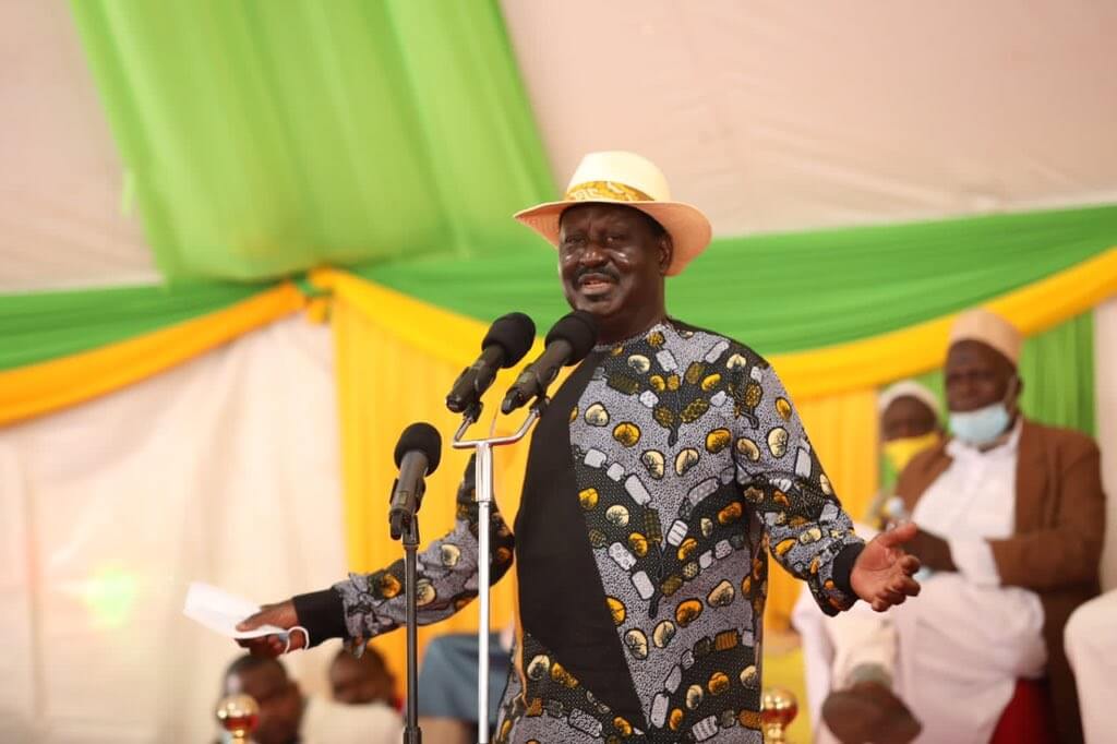 Raila: I will empower the youth with modern machines