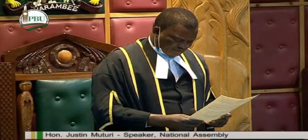 National Assembly Special Sittings relayed by the Speaker