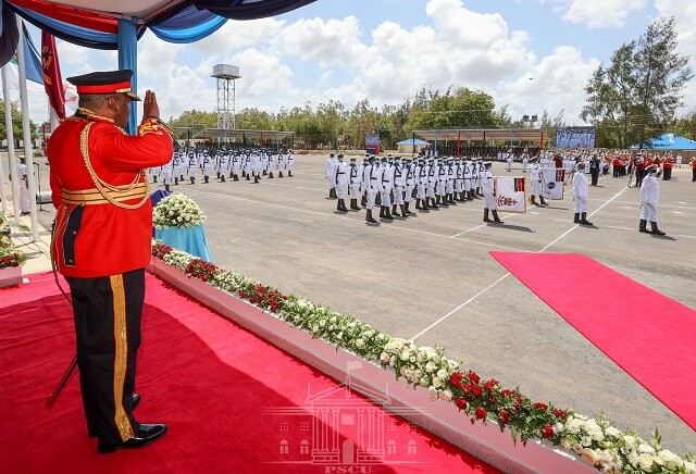 President Uhuru Presides Over The Presidential and Regimental Colour Ceremony