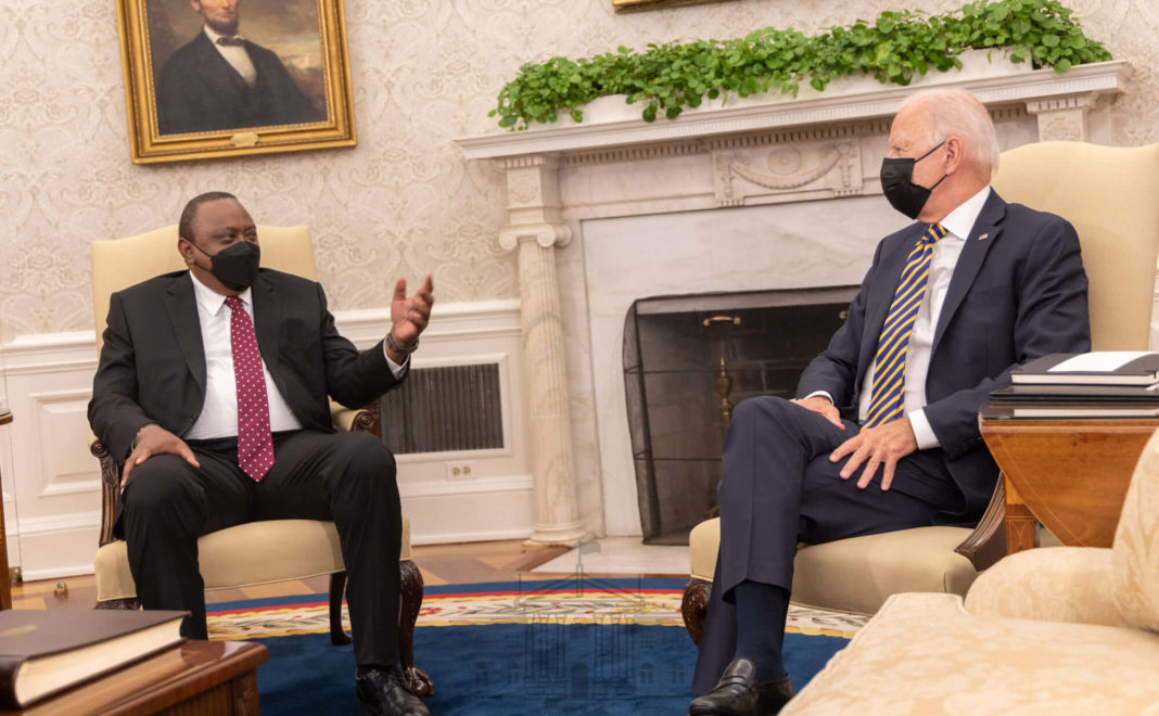 Trade, Covid-19 And Climate Change Top Agenda As President Kenyatta Meets US Counterpart Joe Biden In Washington DC