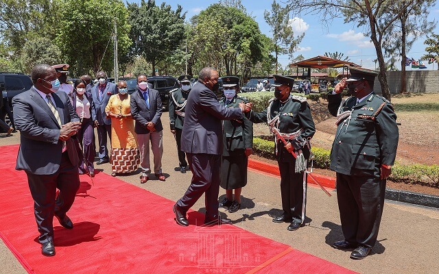 President Uhuru presides over the 2021 prisons cadet officers passing out parade