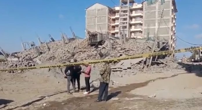 Nine-storey building under construction in Membley collapses