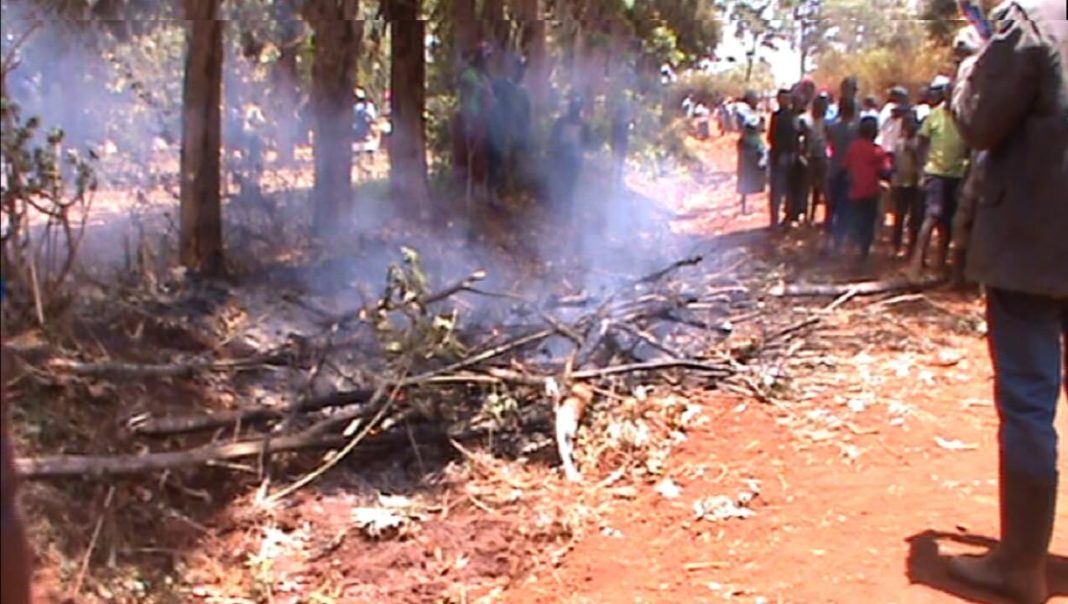 Irate residents burn alleged cattle thief to death