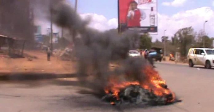 Majengo Residents Protest Over Dusty Road