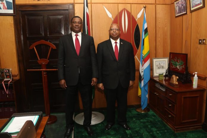 Speaker of the Zimbabwe Parliament seeks support of Kenya for PAP president