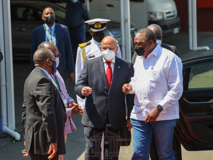 President Uhuru taken on a guided tour of Transnet Engineering