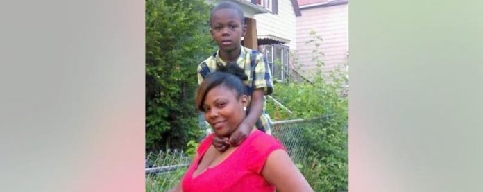 A mother was shot dead in the same place where her 14-year-old son was killed a few days ago