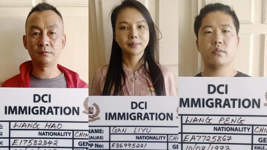 Three Chinese nationals remanded after pleading guilty